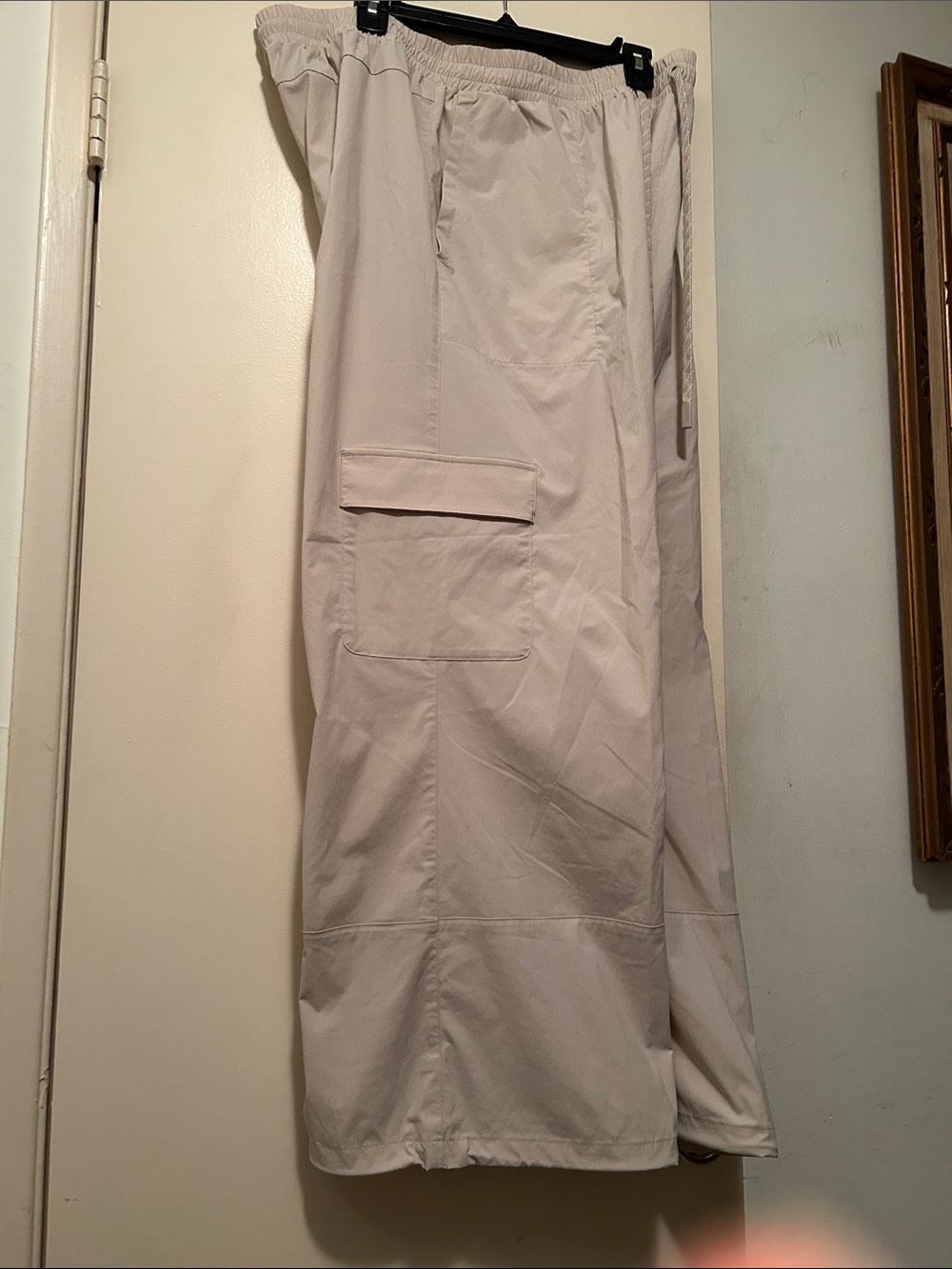 Zella Cream Wide-Leg Cargo Pants